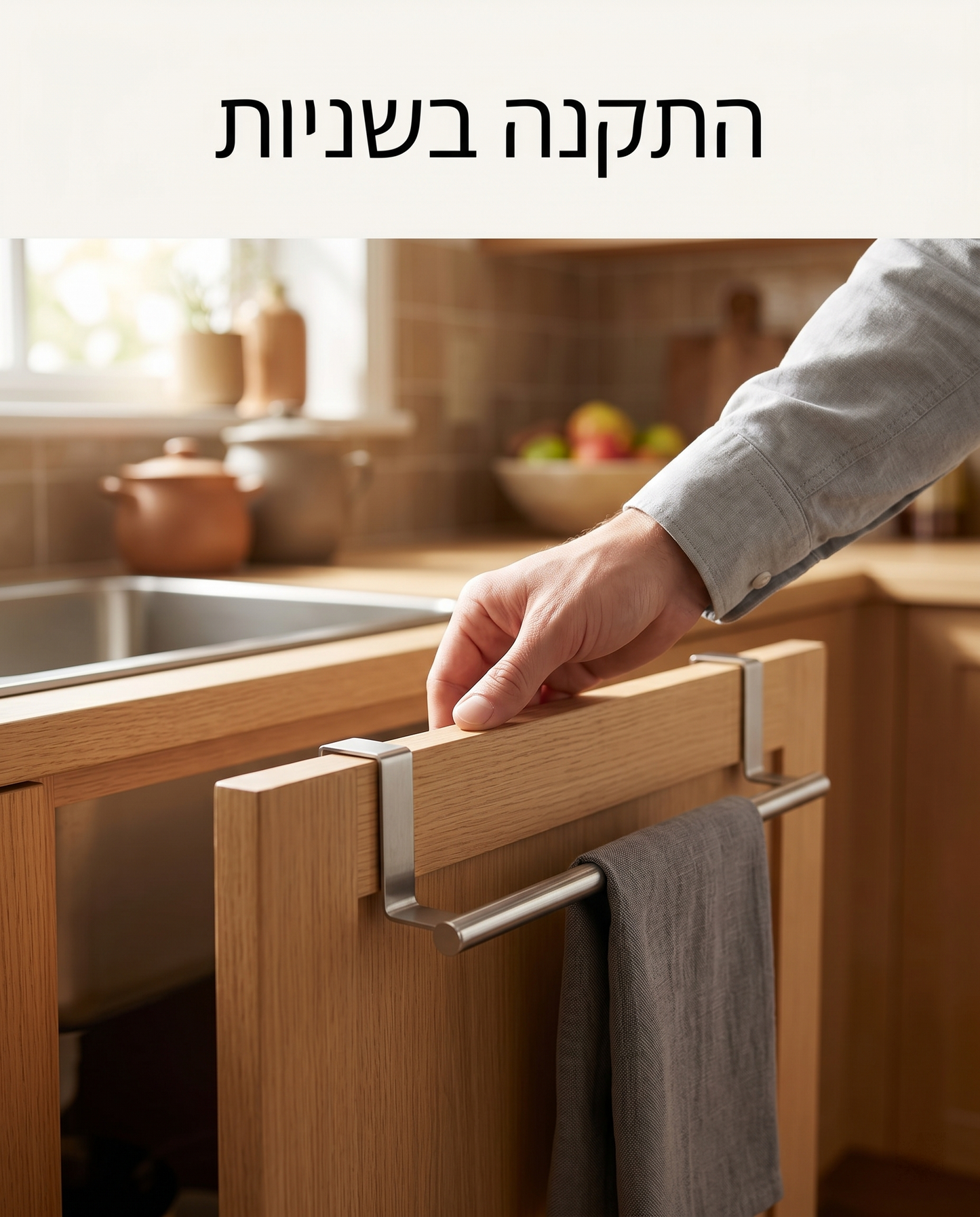 SmartGrip – הפתרון המעוצב לסדר במטבח ובחדר הרחצה.
